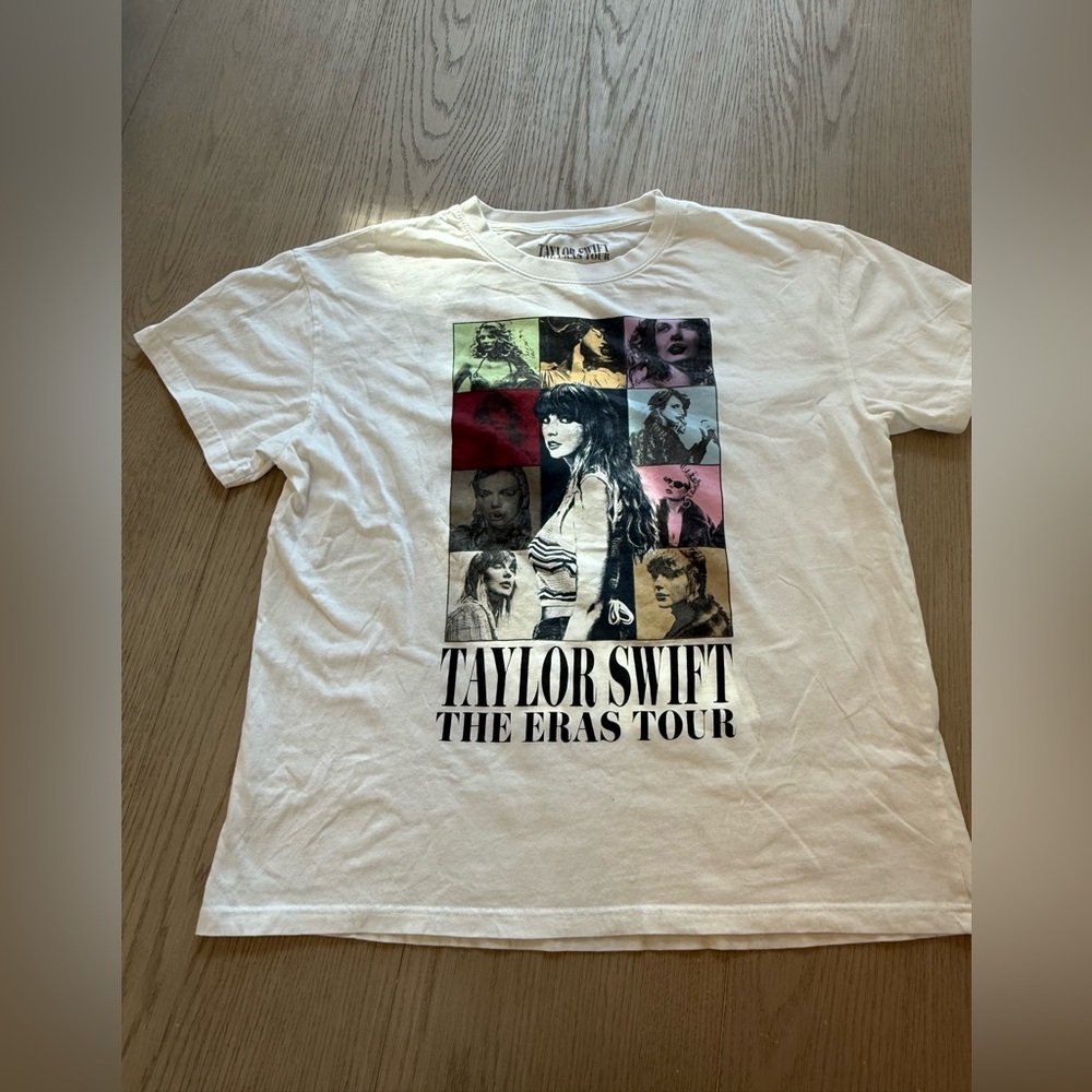Taylor Swift official 2023 The Eras Tour White T-Shirt